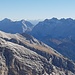 Die Scharten der Gleirsch-Halltal-Kette gewähren Durchblicke zu den Gletscherbergen der Hohen Tauern