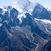 Aufnahme des Gangchenpo (6387m). Dieser Berg beherrscht das Talende del Langtang-Tals.