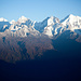 Ganesh Himal, gesehen vom Grat oberhalb von Gosaikund.