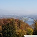 Blick auf Kelheim und den Restnebel im Donautal