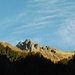 Blick vom Tal auf Weißstein, ein Gipfel des heutigen Tages.