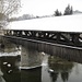 eine schöne alte Holzbrücke führt über die Kleine Emme zum Klosterhügel