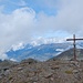 auf dem Ginalshorn - die Wetterdynamik beschert uns immerhin einen sonnigen Ausblick zur "Weltraumbeobachtungsstation" ;-)