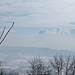 Blick vom Burghorn nach Südosten; im Nebel der Üetliberg