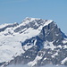 Bös Fulen vom Gipfel des Chli Chärpf.<br />Besonders beeindruckend das verschneite Band, durch das der Normalweg führt.