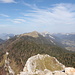 Bereits am Gipfel von La Pinéa mit Blick zu Charmant Som (Mitte) und Grand Som (rechts dahinter).