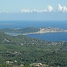 Blick auf die Salinen und die Südspitze Ibizas