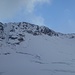 die Cima Marmotta im Zoom, im rechten Teil des Bildes sind wir gestern über den Gletscher hoch gestiegen