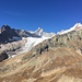 Blick Richtung Mont Blanc Massiv