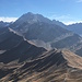 Mein nächstes Ziel - Col du Ban Darray unterhalb des mächtigen Grand Golliat 3238 m. 