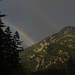 Regenbogen im Abstieg / arcobaleno in discesa