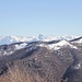 Il Monte Legnone, il Monte Disgrazia e il Monte San Bernardo.