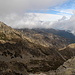 Monte Torto - Ausblick am Gipfel. Links dürfte der Monte Renoso (2.352 m) zu sehen sein, den wird bei einer früheren Reise bereits besucht haben.