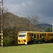 Solche Triebwagen fahren auf der rechtselbischen Strecke zwischen Tetschen und Aussig