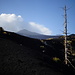 Verso Monte Nero, sullo sfondo il cratere NE dell'Etna.