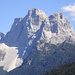 Monte Pelmo(3168m) und Pelmetto von Westen; hoffentlich ist das Wetter am nächsten Tag auch so schön....