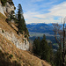 Rückblick auf den Wanderweg.