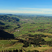 das Appenzeller-Land mit Brülisau und Appenzell.