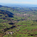 das Appenzeller-Land mit Brülisau und Appenzell.