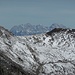 Berge der Berchtesgadener Alpen u. der am Vortag bestiegene Mittagskogel im Zoom