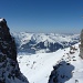 In einer Scharte zwischen den Lavtinahörner Blick zu Guli, Hochfinsler und Co.