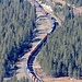 Cargo trains on the Trans Sierra Railroad over Donner Pass