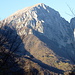 Pizzo della Pieve con la parete Fasana a nord