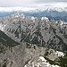 Blick über den Grat der Schellschlicht ins Wetterstein