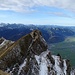 Der Blick vom höchsten Punkt des Federispitz über die Linthebene. 