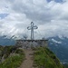 das Gipfelkreuz des Hüttenkogel wurde erst vor kurzem geweiht