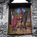 Dipinto dell'800 raffigurante San Giovanni Battista e San Fedele a cavallo