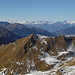 Piz Cugnets - view from the summit of Piz Campagnung.