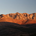 Casamaccioli - Ausblick im Morgenlicht zum Monte Cinto. Foto vom 03.10.2017.