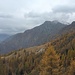 Alpe Plone, dahinter der am letzten Sonntag im Aufstieg begangene Grat zur Cima di Quadrella
