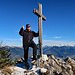 Gipfelfreude  auf der Zäwas-Heil Spitze, - meiner Meinung nach der schönere und "einsamere "Gipfel als die Gurtisspitze, einfach Klasse!