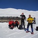 Prima sosta importante anche per ricompattare il gruppo, presso una malga praticamente sepolta dalla neve a quota 2082 mt.