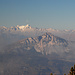 Monte Stivo und Presanella mit Nebelfetzen