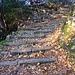 la scalinata che porta a Torno