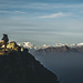unterwegs mit bester 4000er Aussicht 