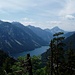 Plansee,hinten der Thaneller.Noch stimmt das Wetter...
