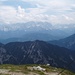 Wettersteingebirge in der Mitte,rechts die Mieminger