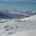 Blick in nördliche Richtung zur Mieminger Gruppe, zum Wetterstein u. ins Karwendel