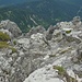 Inspektion des Werner-Rietzler-Steig-Ausstiegs kurz hinter dem Gipfelfelsen