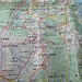 La mia vecchia cartina Kompass con indicato il sentiero che ho percorso (da Barni al M. S. Primo).
