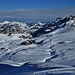 Rückblick auf die Aufstiegsroute.