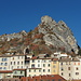 Der kleine Ort Serres, während der Rückfahrt zwischen Sisteron und Grenoble aufgenommen.
