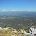 Im Norden das Dalmatinska Zagora - das dalmatische Hinterland - mit dem Hauptkamm des Dinara-Gebirges im Hintergrund