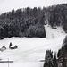 Die Freichelen-Skisprungschanzen in Langenbruck. Von links: 75m-, 50m und 25m-Schanze