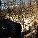 Die Reste der Ruine Leiterburg. Vorsicht, die bröckelt schon seit 1600.