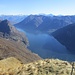 Anticima Monte Boglia / spalla Sud-Est : panoramica sul Lago di Lugano versante Valsolda